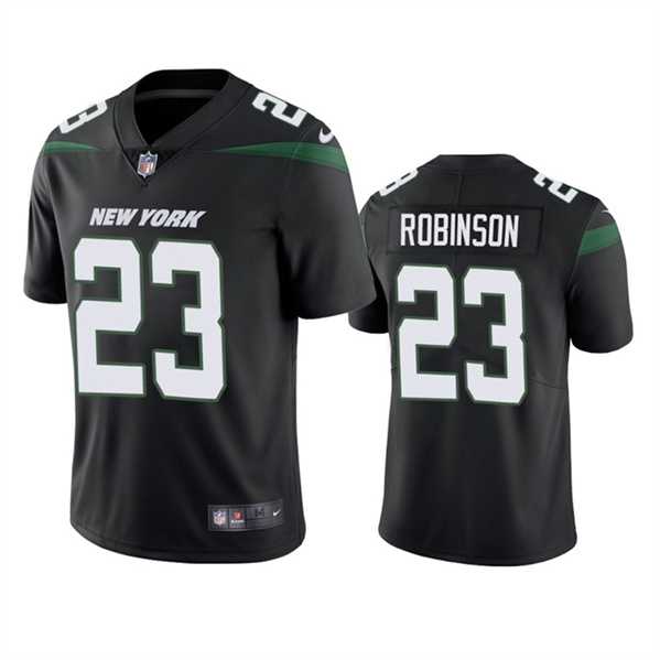 Men & Women & Youth New York Jets #23 James Robinson Black Vapor Untouchable Limited Stitched Jersey
